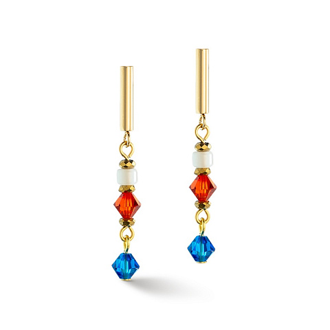 Серьги Multicolour Coeur de Lion *4239/21-1500