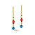 Серьги Multicolour Coeur de Lion *4239/21-1500 - миниатюра