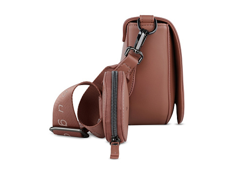 Сумка наплечная женская BUGATTI АЛМАТА | ALMATA, с кошельком, абрикосовая, полиуретан, 27х6х18,5 см - рис 3.