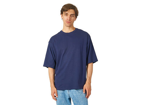 Футболка Berlin к/р оверсайз, 100% хлопок, 180гр, темно-синий - рис 2.