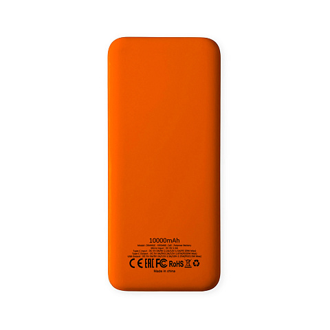 Внешний аккумулятор Kris soft touch, 10000mAh (Оранжевый) - рис 3.