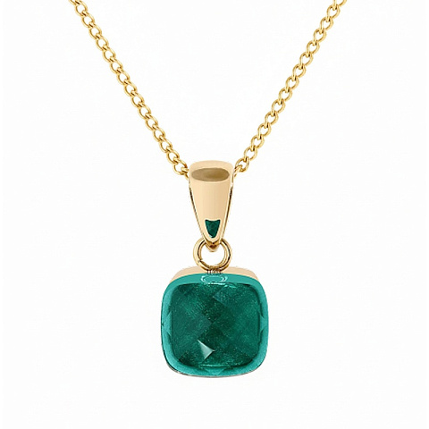 Колье FIRENZE (G) Emerald Qudo 107001/48-4507 - рис 2.