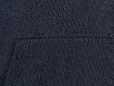 Толстовка с капюшоном оверсайз Berlin унисекс, темно-синий - рис 13.