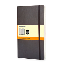 Записная книжка Moleskine Classic Soft (в линейку), Large (13х21см), черный