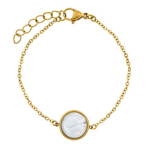 Браслет Сфера SHELL WHITE Fiore Luna *CB02913-2 BW/G