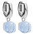 Серьги FIRENZE (S) Hellblau Qudo 107000/20-4733 - миниатюра - рис 2.