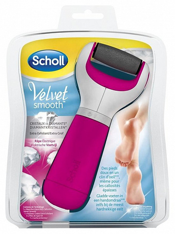 Роликовая пилка scholl velvet smooth diamond - рис 3.