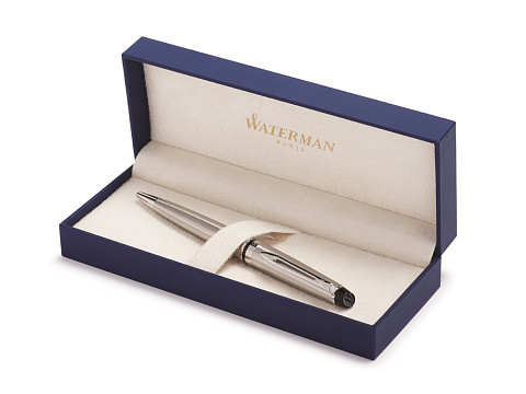 Шариковая ручка Waterman Expert 3, цвет: Stainless Steel CT, стержень: Mblue - рис 4.