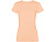 Футболка Fiyi женская, светло-абрикосовый выстиранный - миниатюра