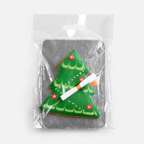 Новогоднее печенье с предсказанием «Елка» - рис 4.