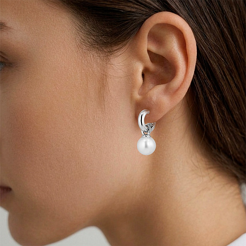 Серьги LONA SS WHITE PEARL - рис 3.