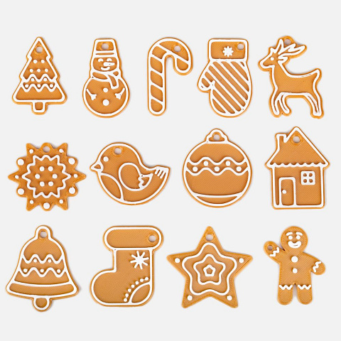 Мини-подвеска «Пряник», колокольчик - рис 6.