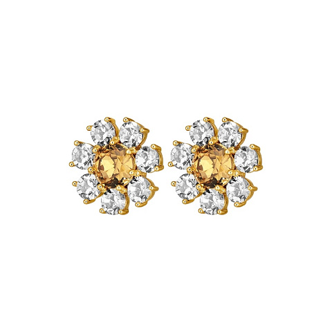 Серьги AUBRA SG GOLDEN Dyrberg Kern 460081