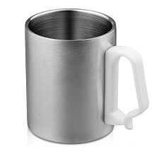 Стальная кружка с двойными стенками Climber Max, 450 мл, белый