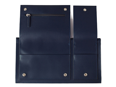 Тревел портмоне Flat, синий - рис 2.