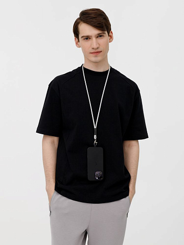 Шнурок для бейджа Tube Metal, серый - рис 7.