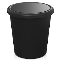 Americano® Piccolo кружка объемом 100 мл с крышкой - сплошной черный