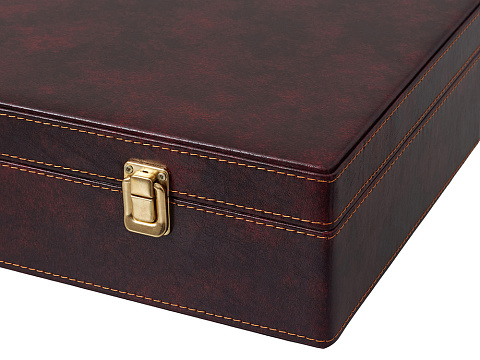 Дипломат подарочный, бордовый - рис 5.