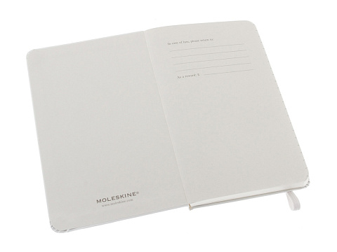 Записная книжка Moleskine Classic (в линейку) в твердой обложке, Pocket (9x14см), белый - рис 2.