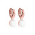 Серьги Firenze white Qudo *300212 BW/RG - миниатюра
