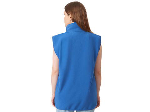 Жилет флисовый Trondheim унисекс, синий классический - рис 6.