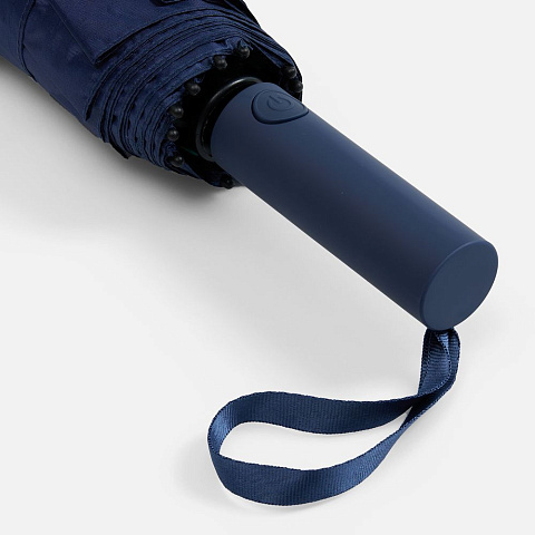 Зонт складной с УФ-защитой Ribstar, темно-синий - рис 7.
