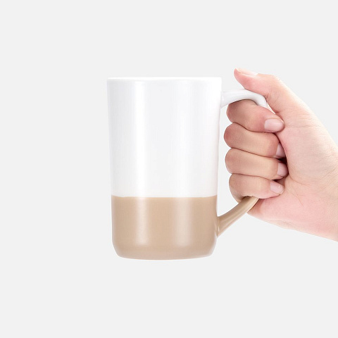 Кружка для сублимационной печати Neito, бежевая - рис 4.