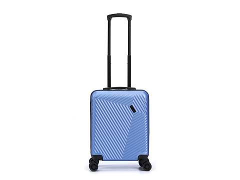 Чемодан TORBER ЛАМА, синий, ABS-пластик, 38 х 21 х 55 см, 37 л - рис 3.