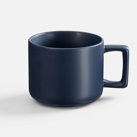 Чашка Jumbo в коробке матовая, темно-синяя - рис 3.