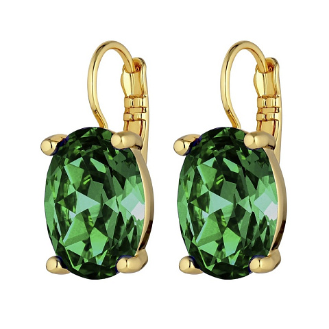 Серьги CHANTAL SG EMERALD GREEN Dyrberg Kern 430079
