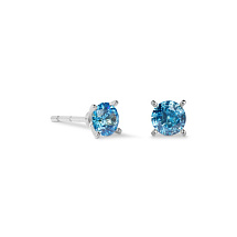 Серьги Blue-Silver Coeur de Lion 0207/21-0717