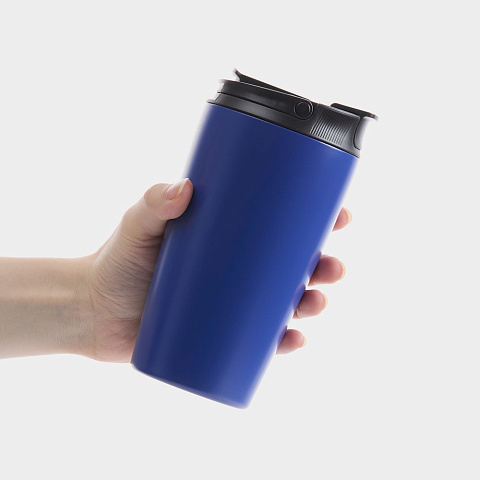 Термостакан с двумя поильниками Duetta, синий - рис 7.