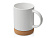 Кружка 450 мл с пробковым дном с крышкой Корк & Бон, белый - миниатюра - рис 6.