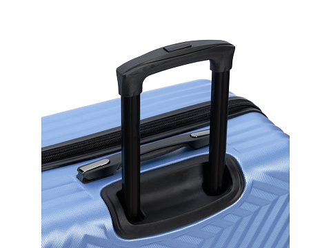 Чемодан TORBER ЛАМА, синий, ABS-пластик, 43 х 25,5 х 67 см, 62 л - рис 5.