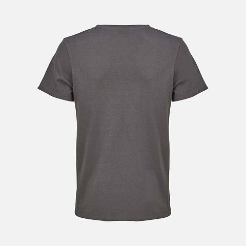 Футболка унисекс Regent с V-образным вырезом, темно-серая - рис 3.