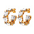 Серьги HARDY SG CRYSTAL Dyrberg Kern 480014 - миниатюра - рис 4.