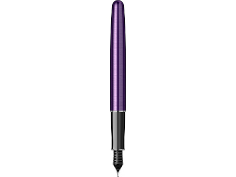 Перьевая ручка Parker Sonnet Essentials Violet SB Steel CT, перо: F, цвет чернил black, в подарочной упаковке. - рис 7.