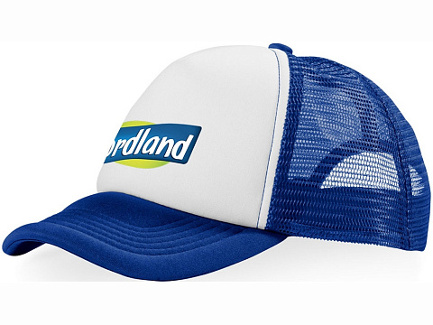 Бейсболка Тракер, ярко-синий/белый - рис 4.