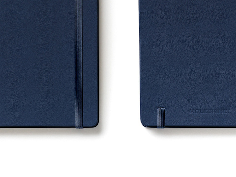 Записная книжка Moleskine Classic (в линейку) в твердой обложке, Pocket (9x14см), синий - рис 3.