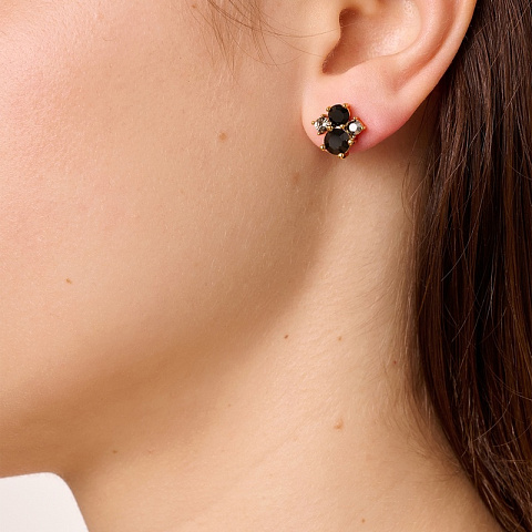 Серьги BILLIS SG BLACK MIX - рис 4.