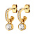 Серьги DESSA SG CRYSTAL Dyrberg Kern 380062 - миниатюра