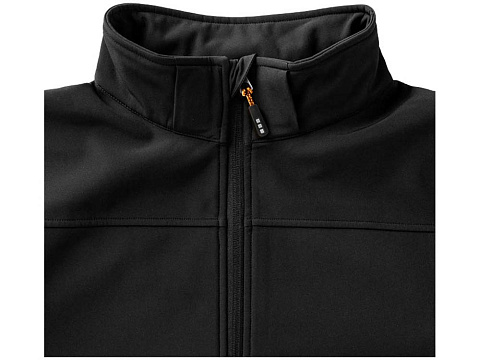 Куртка софтшел Ланглей мужская, черный - рис 2.
