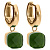 Серьги FIRENZE (G) Oliv Qudo 107001/20-4900 - миниатюра - рис 2.