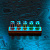 Настольные ламповые RGB ретро-часы (24,5x6х8 см) - миниатюра