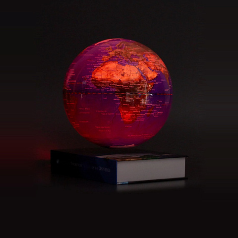 Левитирующий светящийся глобус D20 см на книге - рис 2.