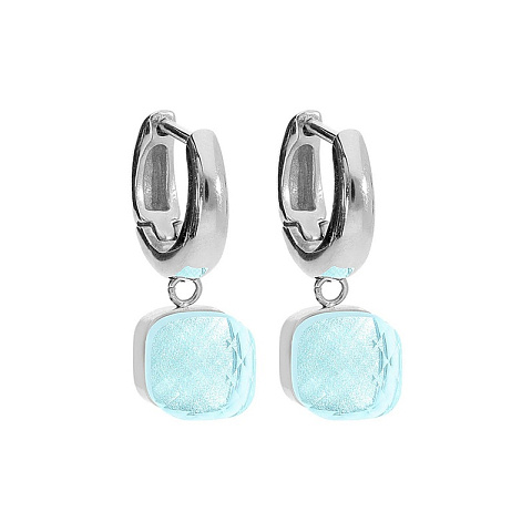 Серьги FIRENZE (S) Aquamarine Qudo 107000/20-6002