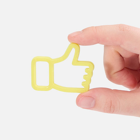 Подвеска Contour, 3D-печать на заказ, лайк - рис 3.