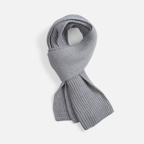 Шарф Nordkyn, светло-серый меланж