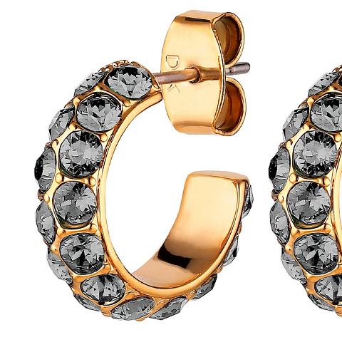 Серьги HEIDI SG GREY Dyrberg Kern 450057 - рис 3.