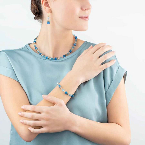 Серьги Turquoise Coeur de Lion 4020/20-0600 - рис 2.